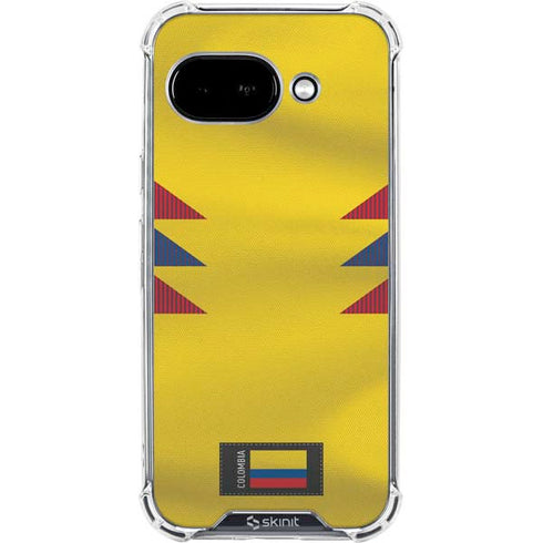 Colombia Soccer Flag Google Pixel 9a Clear Case